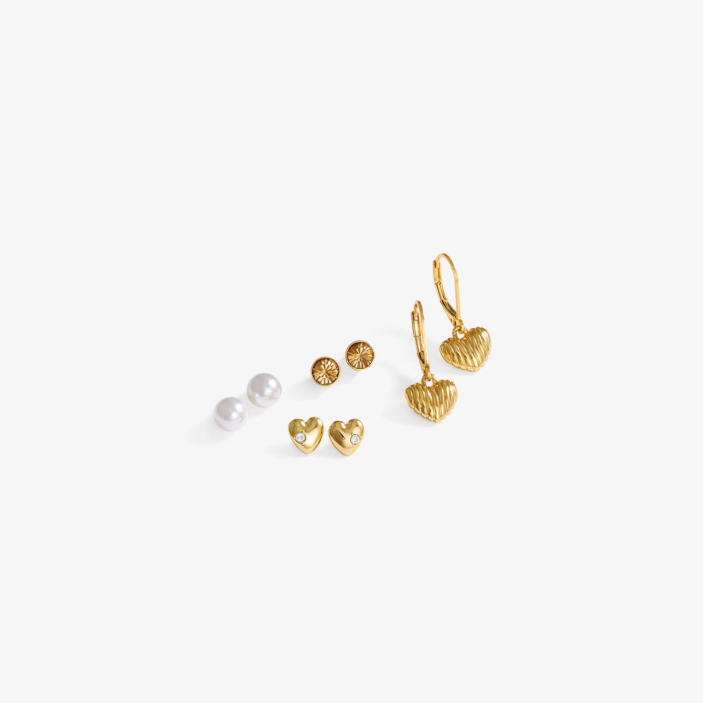 Set Aretes Toque De Amor