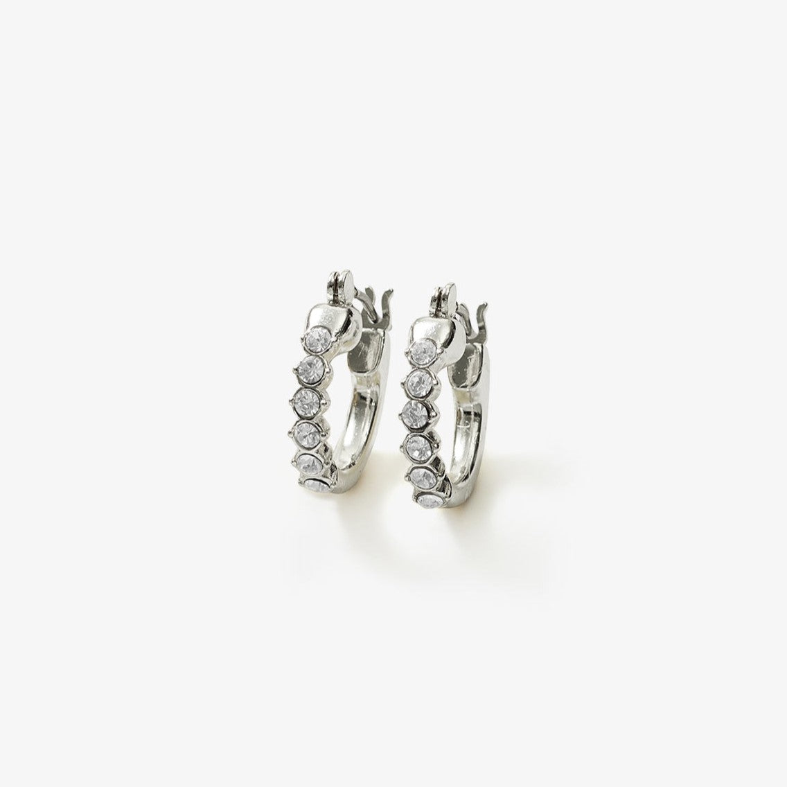 Argollas Platinium Cristal