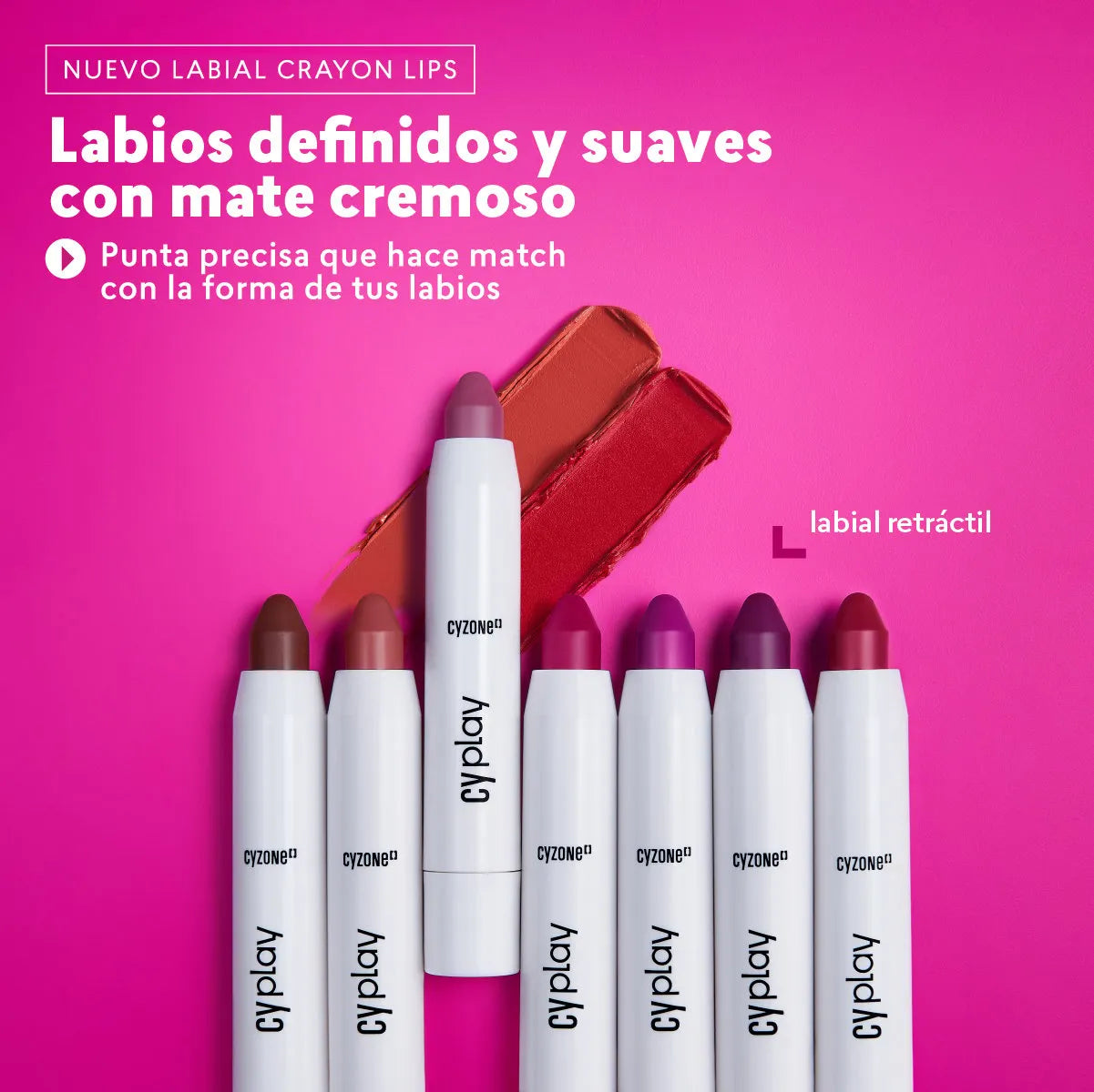 Labial Crayon Lips Mate Cyplay