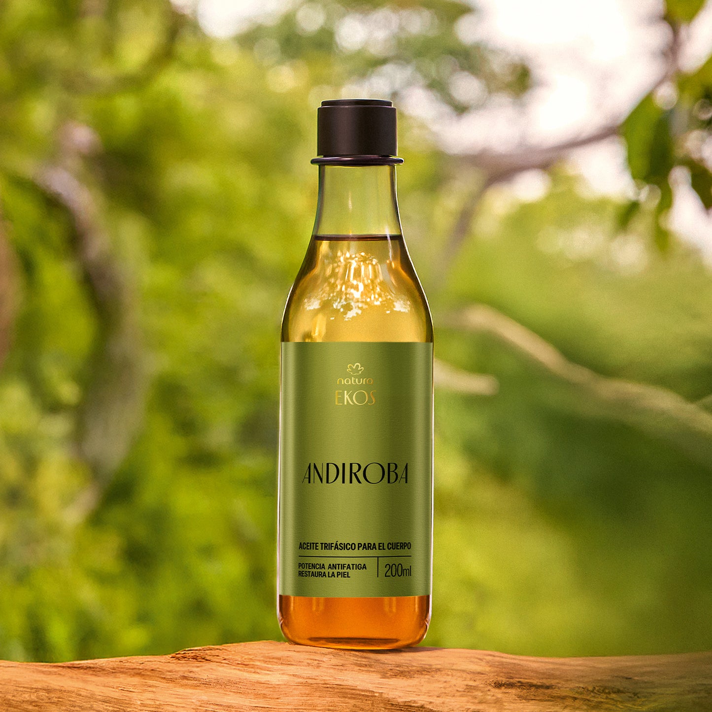 Aceite Trifásico Andiroba Desodorante Corporal Ekos