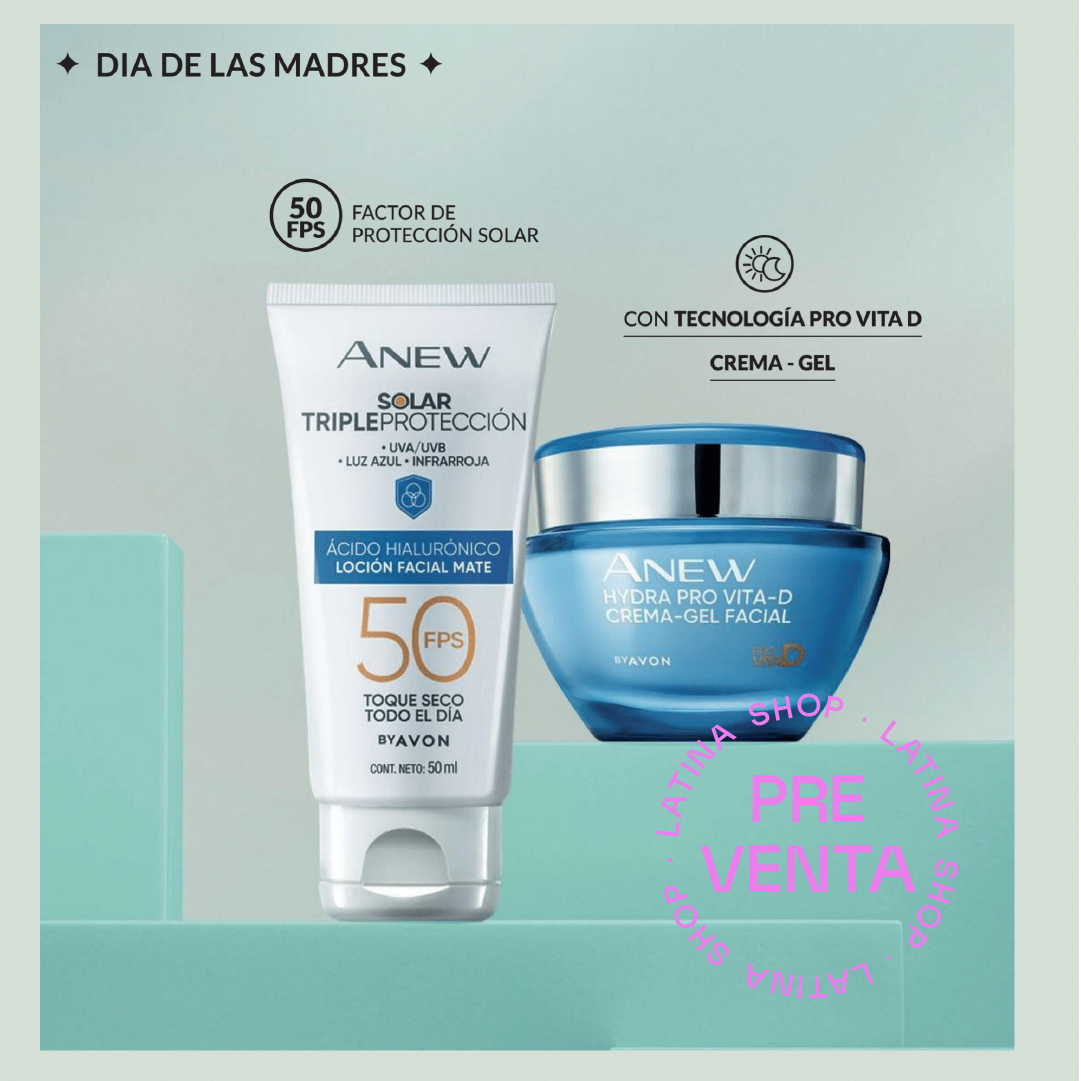 Kit x2 Anew Hydra Vita D Gel + Protector Solar