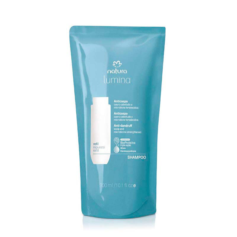 Repuesto Shampoo Reequilibrante anticaspa y equilibrio 300 ml Lumina