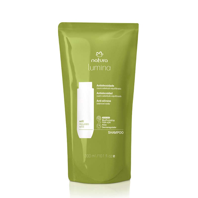 Repuesto Shampoo equilibrante antioleosidad y equilibrio 300 ml Lumina