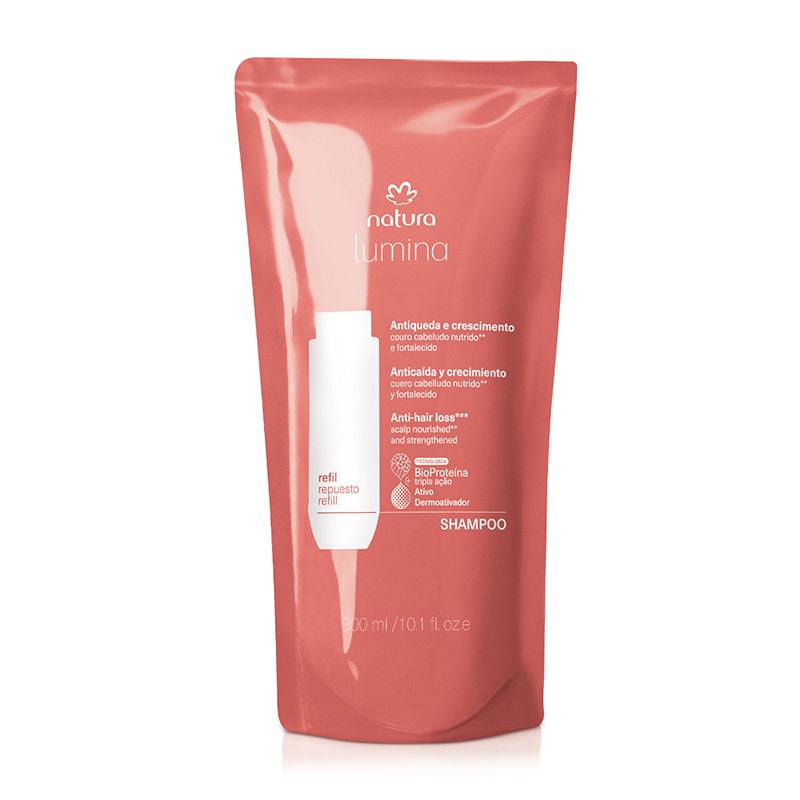 Repuesto Shampoo estimulante anticaída y crecimiento 300 ml Lumina