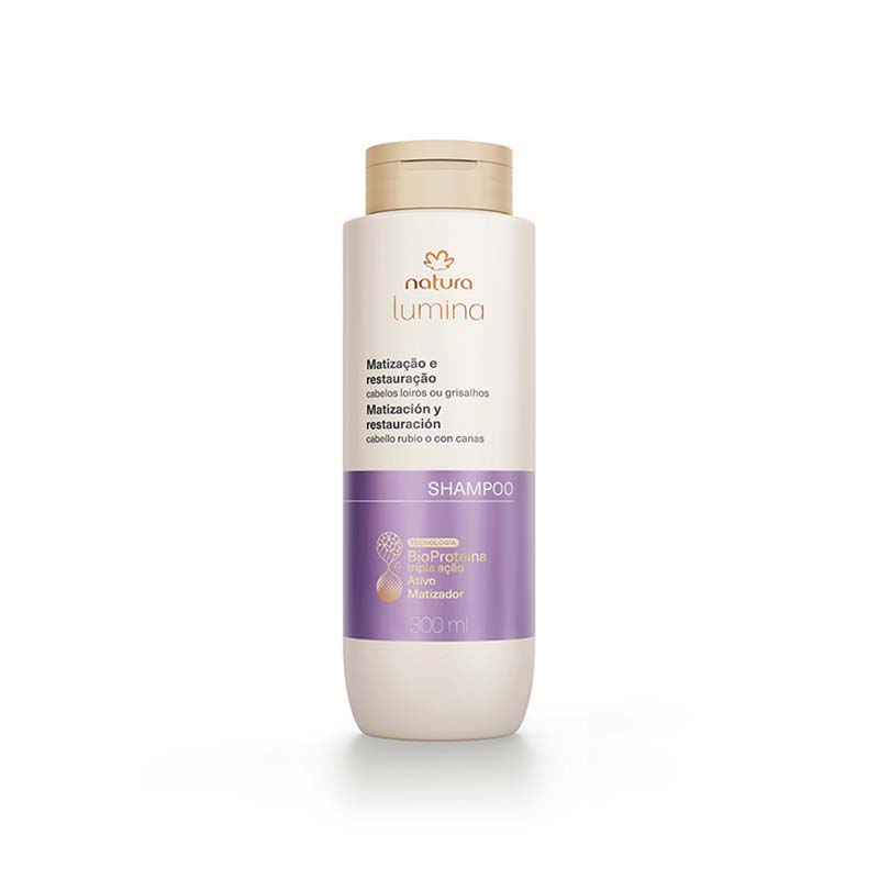 Shampoo matizador rubios y canas 300 ml Lumina