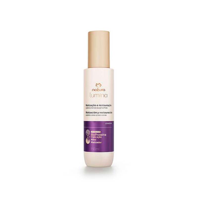 Fluído matizador multibeneficios rubios y canas 150 ml Lumina