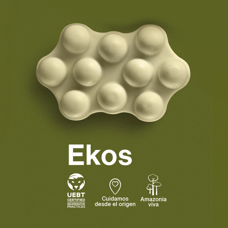 Pack Jabones x2 en Barra Masajeador Puro Vegetal Ekos Andiroba