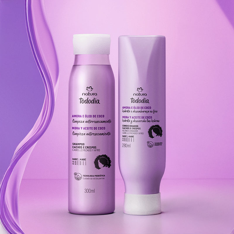 Kit Tododia Cabello Rizos Shampoo + Acondicionador
