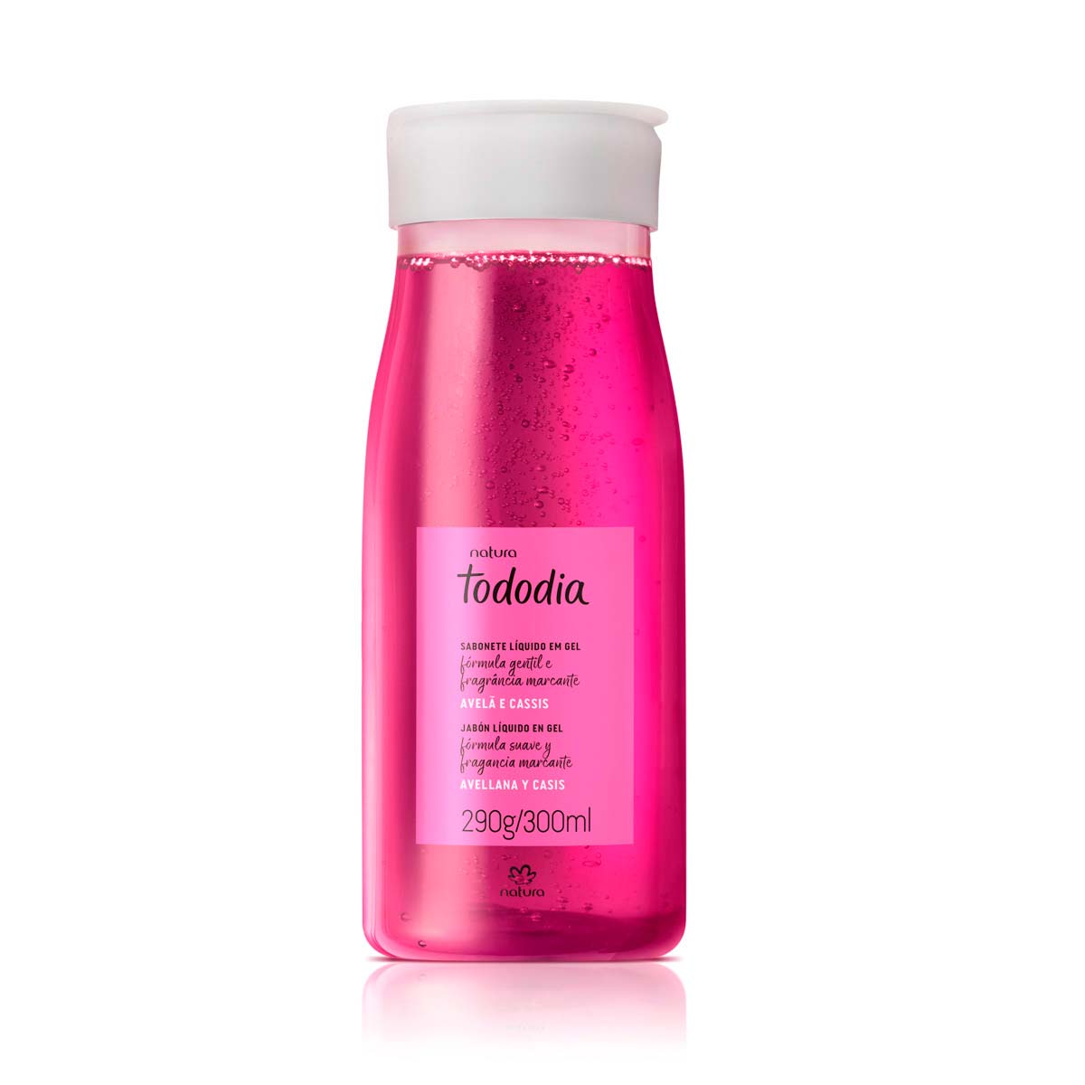 Jabón líquido en gel avellana y casis 300 ml Tododia