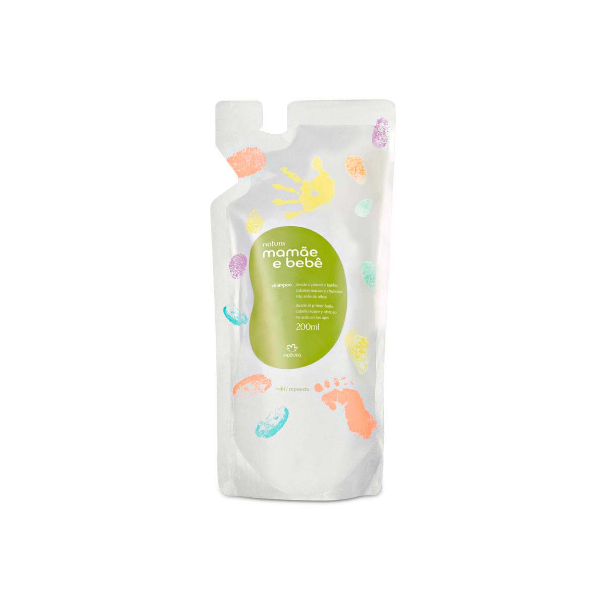 Shampoo 200 ml Repuesto Mamá y Bebé