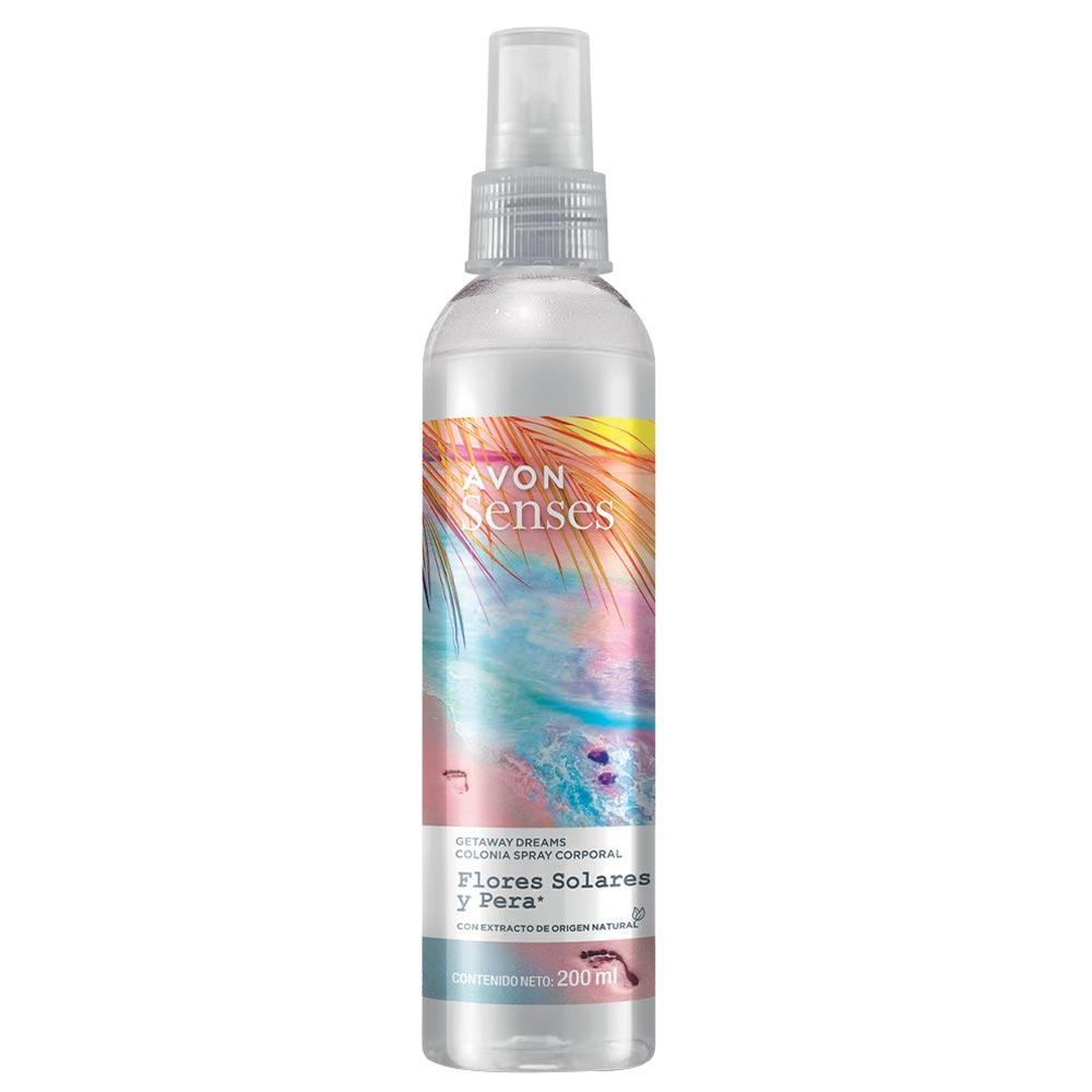 Avon Senses Colonia Spray Flores Solares y Pera 200 ml