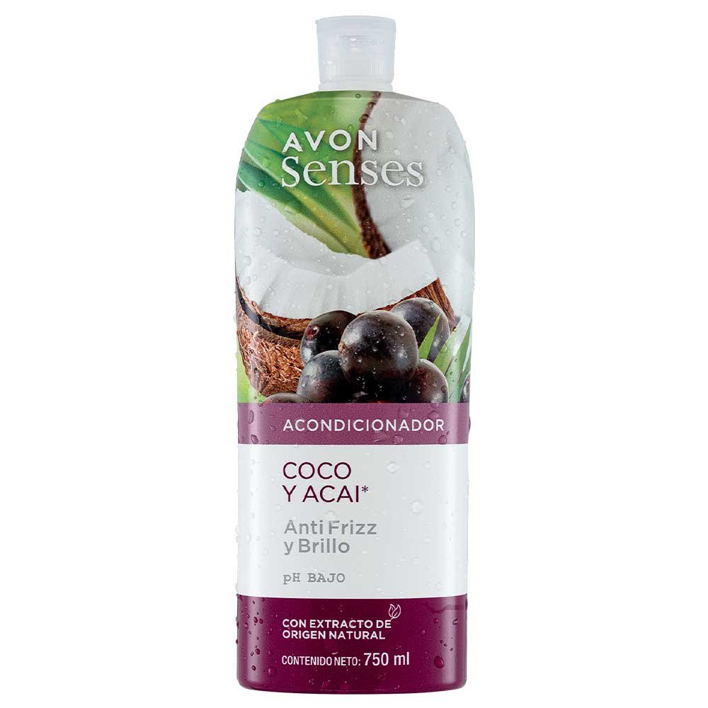 Avon Senses Acondicionador Coco y Acai 750 ml
