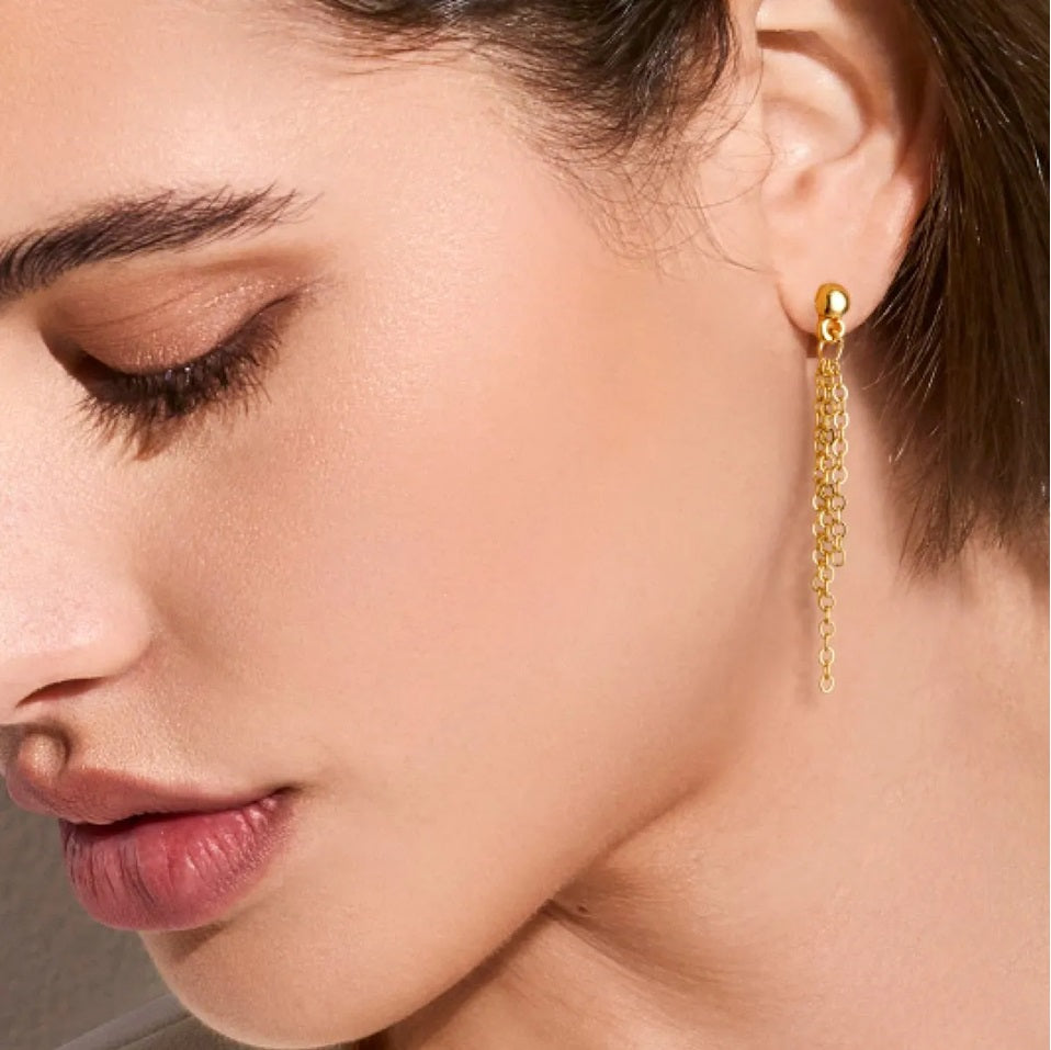 Set Aretes x7 Clau Silver Esika