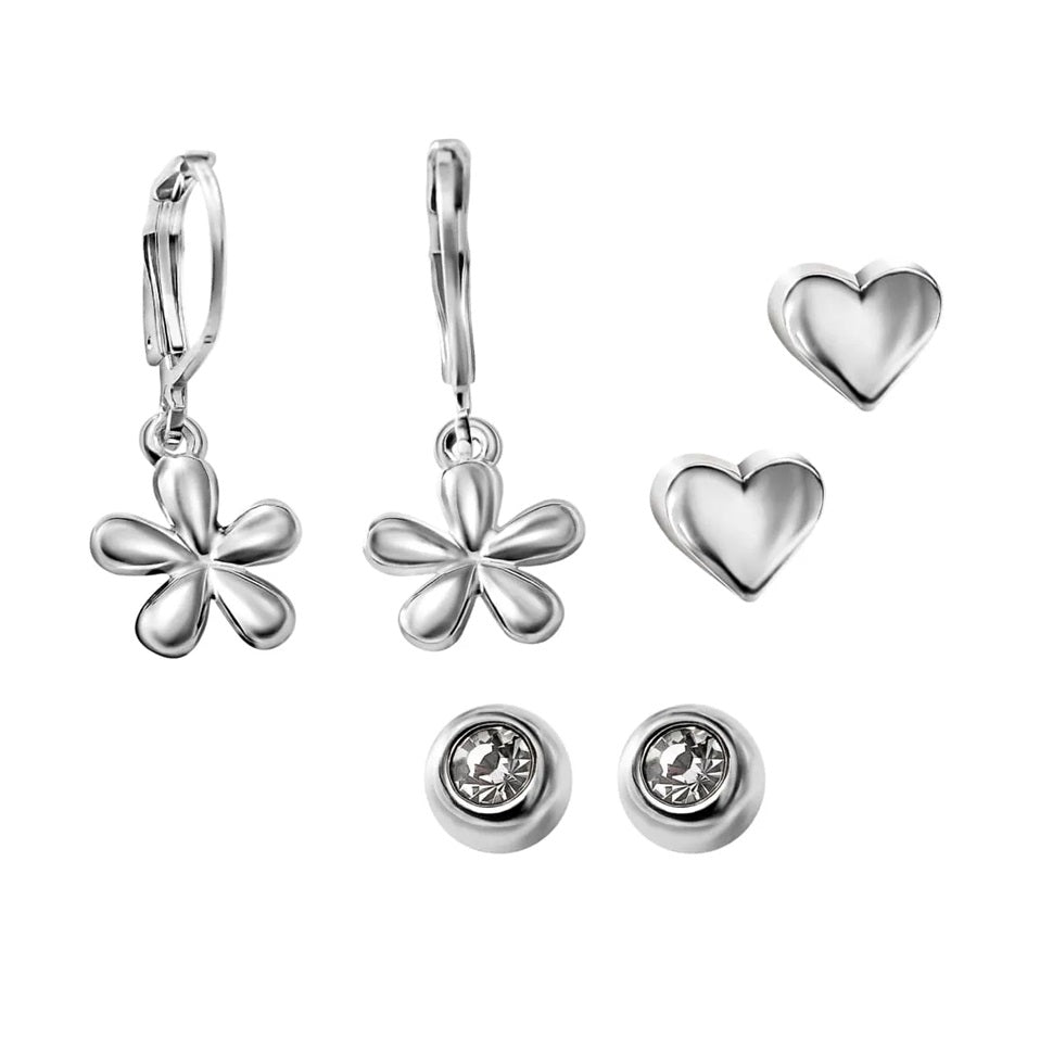 Set Aretes x3 Riviera Shine Esika