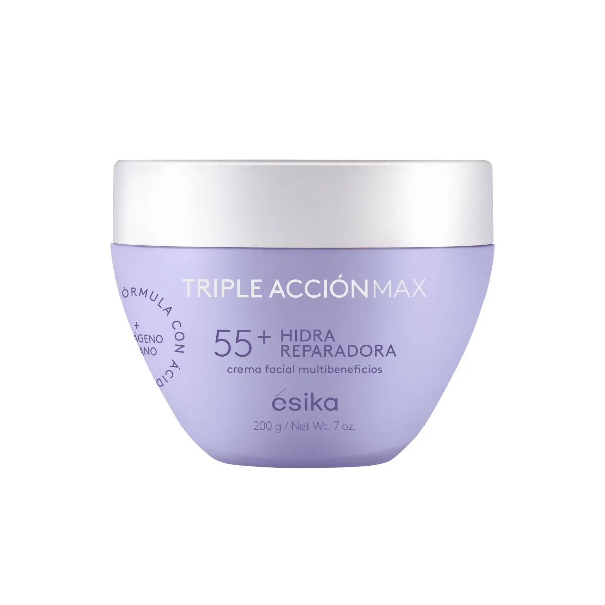 Crema Facial Hidra Reparadora 55+ Triple Acción Max 120 g