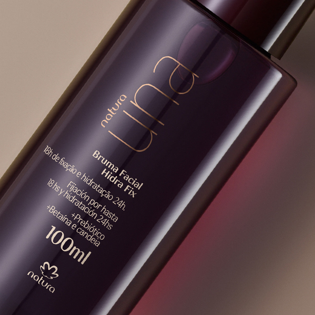 Bruma facial hidratante fijadora Una 100 ml