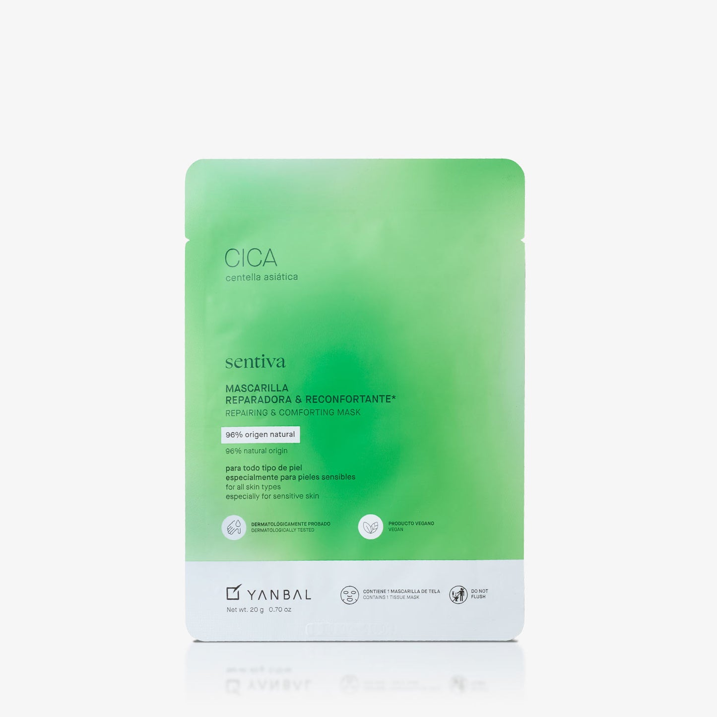 Mascarilla Reparadora y Reconfortante Sentiva Cica 20g