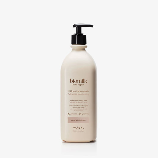 Crema Corporal Biomilk Leche Vegetal Coco y Almendra