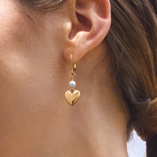 Aretes Perla De Amor