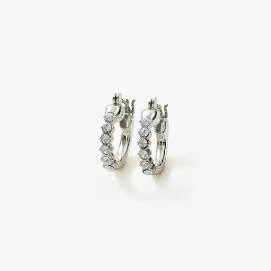 Argollas Platinium Cristal