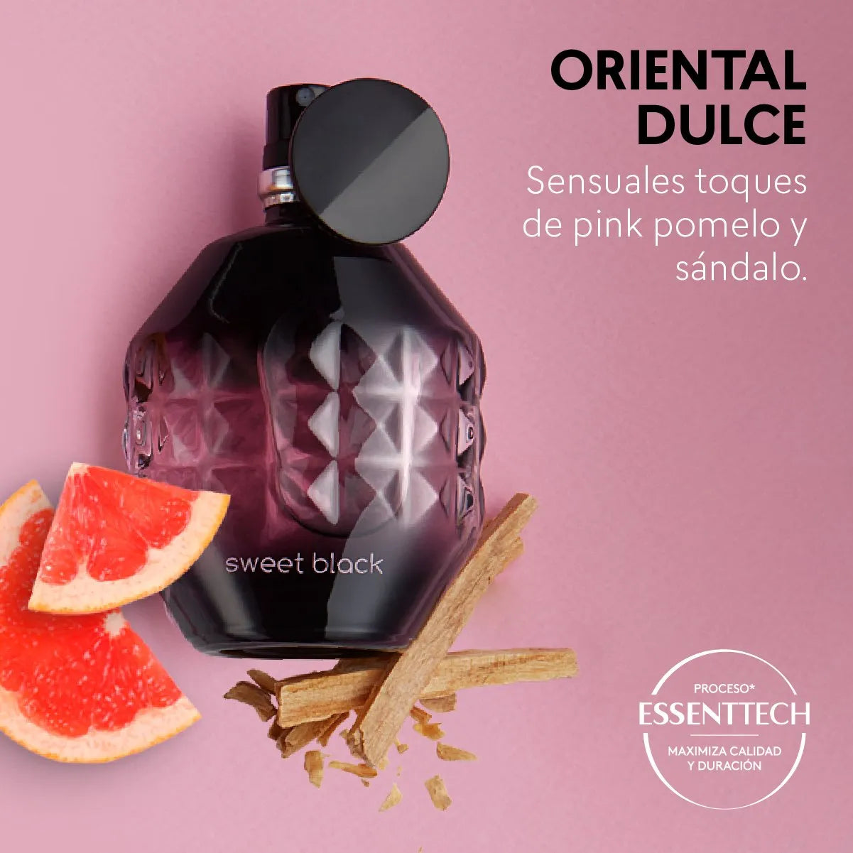 Set x2 Eau de parfum Sweet Black + Loción