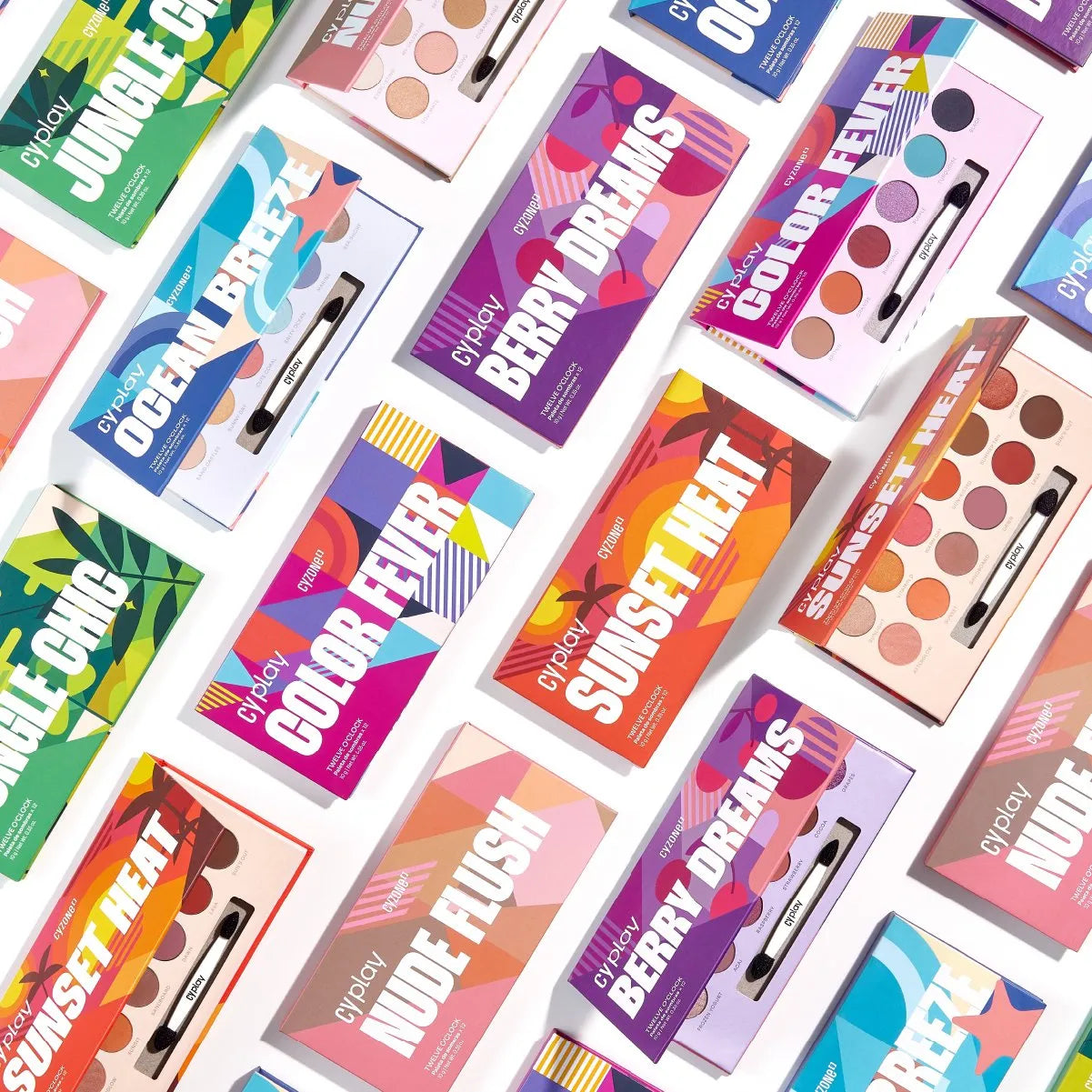 Paleta de Sombras Twelve O'Clock CyPlay