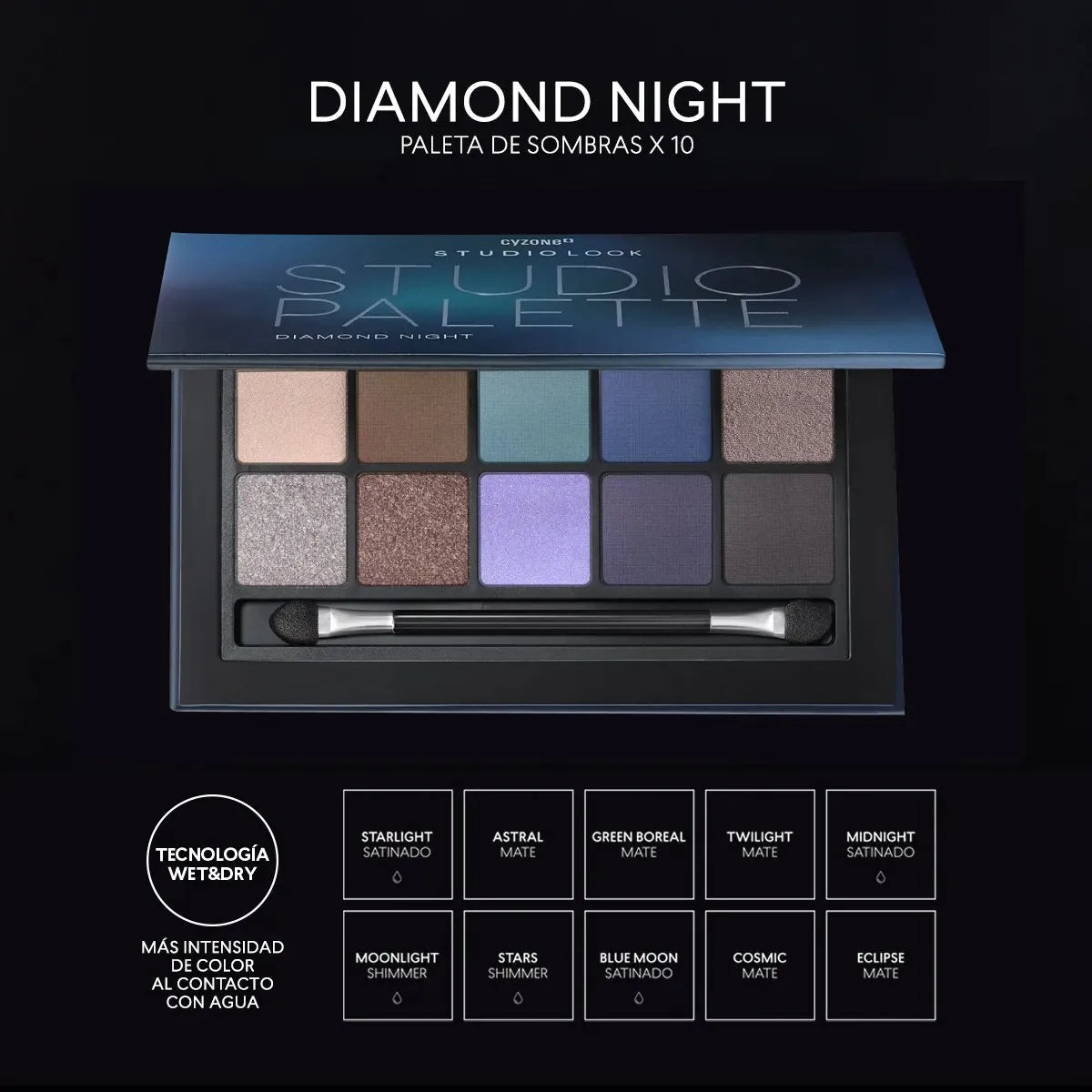 Sombras Studio Palette Studio Look