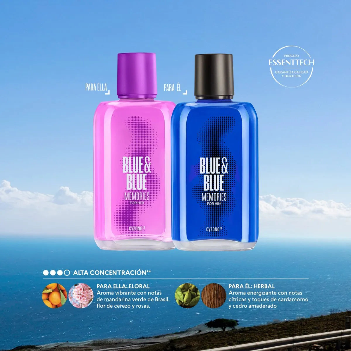 Perfume de mujer Blue & Blue Memories 90 ml