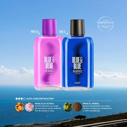 Perfume de hombre Blue & Blue Memories 90 ml
