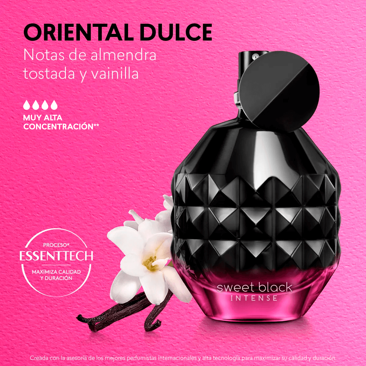 Set x2 Eau de parfum Sweet black Intense + Loción