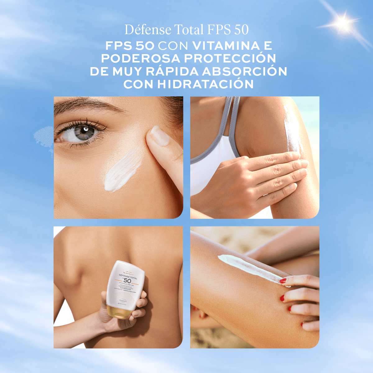 Défense Total Protector Solar para Rostro y Cuerpo 80ml