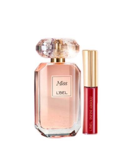 Set Miss Lbel + Labial mate Infini Rouge