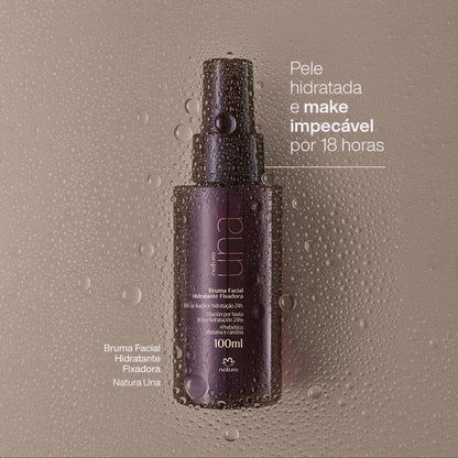 Bruma facial hidratante fijadora Una 100 ml