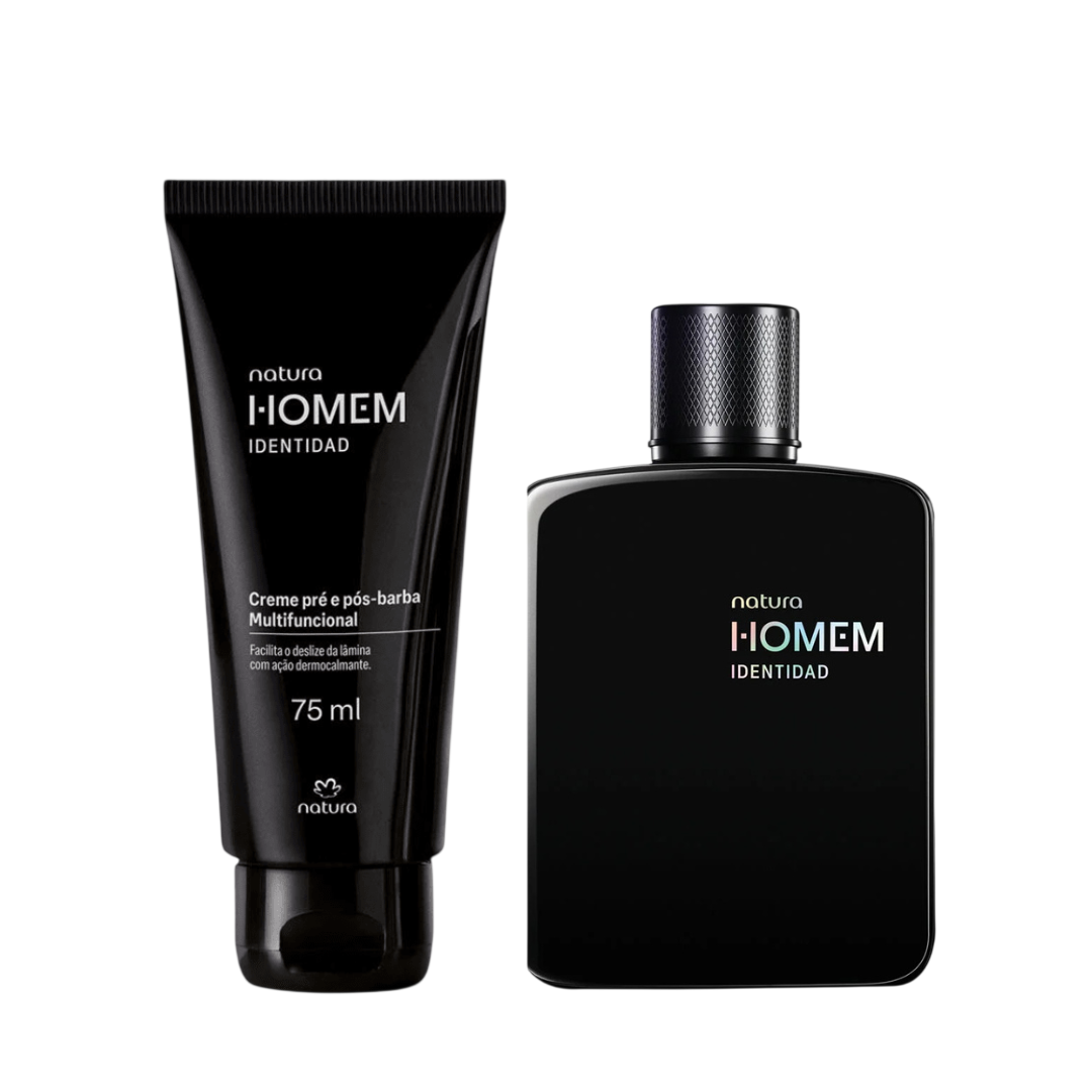 Set x2 Homem Identidad + Crema pre-post barba