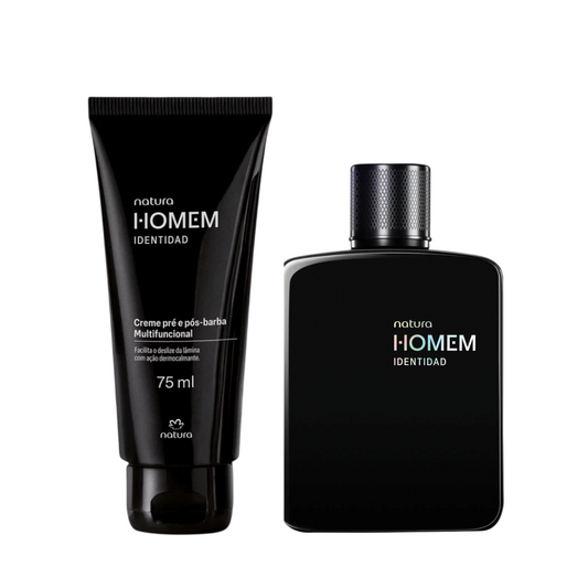 Set x2 Homem Identidad + Crema pre-post barba