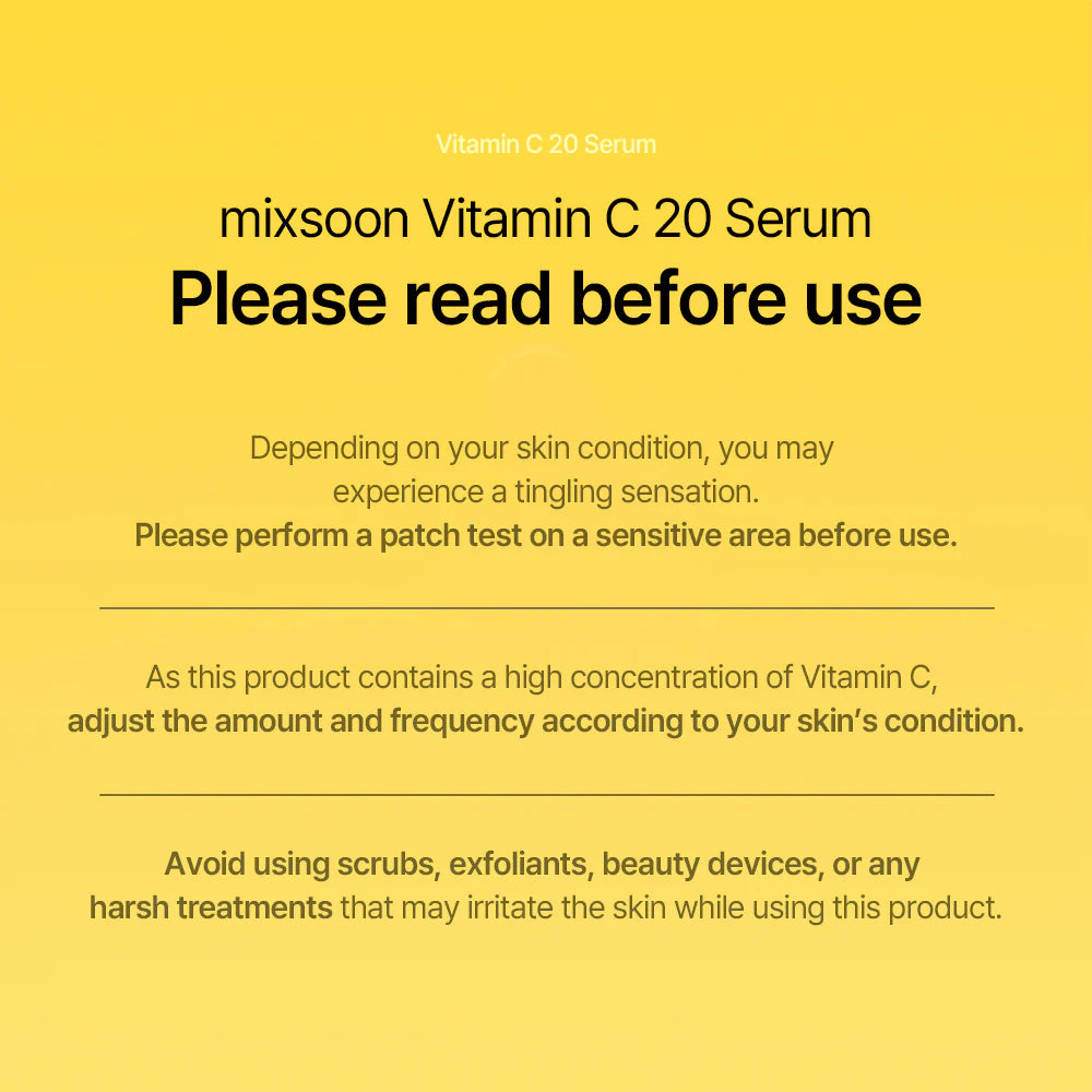 Mixsoon Sérum de Vitamina C 20