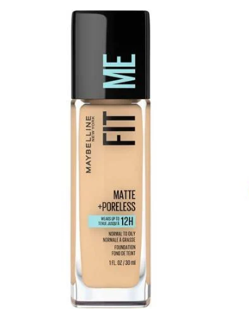 BASE DE MAQUILLAJE LÍQUIDA MATTE  FIT ME + PORELESS