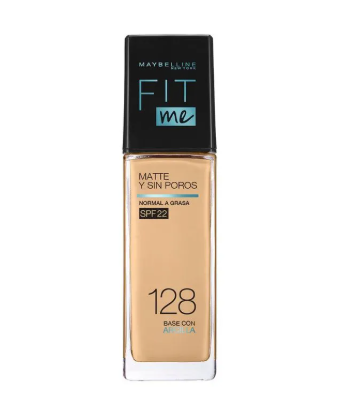 BASE DE MAQUILLAJE LÍQUIDA MATTE  FIT ME + PORELESS