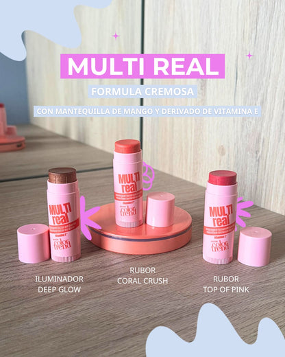 Multi Real Maquillaje Facial en Barra Color Trend 6.5g