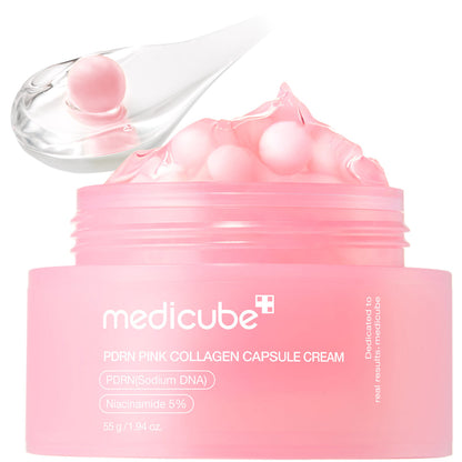 Medicube Crema en cápsulas de colágeno rosa PDRN