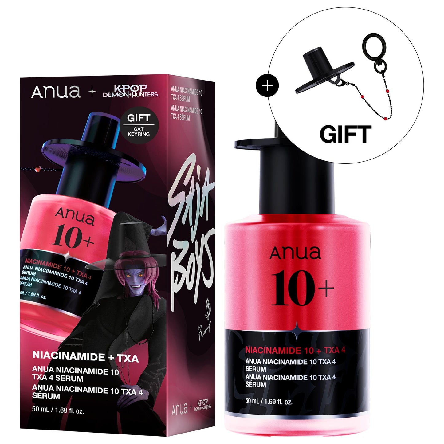 Anua x Kpop Demon Hunters Niacinamide 10 TXA 4 Sérum 50 ml