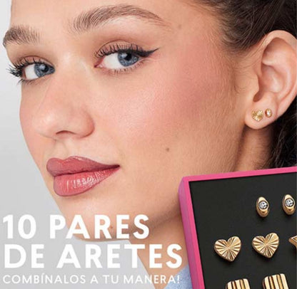 Estuche de aretes Shiny Dots x10 Cyzone