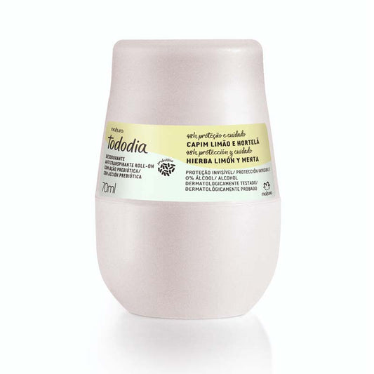 Desodorante antitranspirante roll-on hierba limón y menta 70 ml Tododia