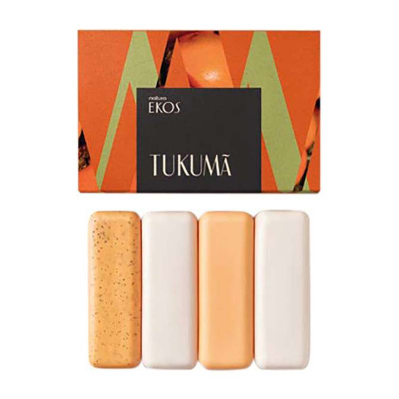 Jabones en barra puro vegetal tukumá Caja x4 de 100 g