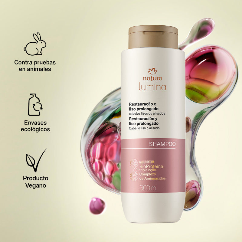 Lumina Shampoo restauración y lisos prolongados 300 ml