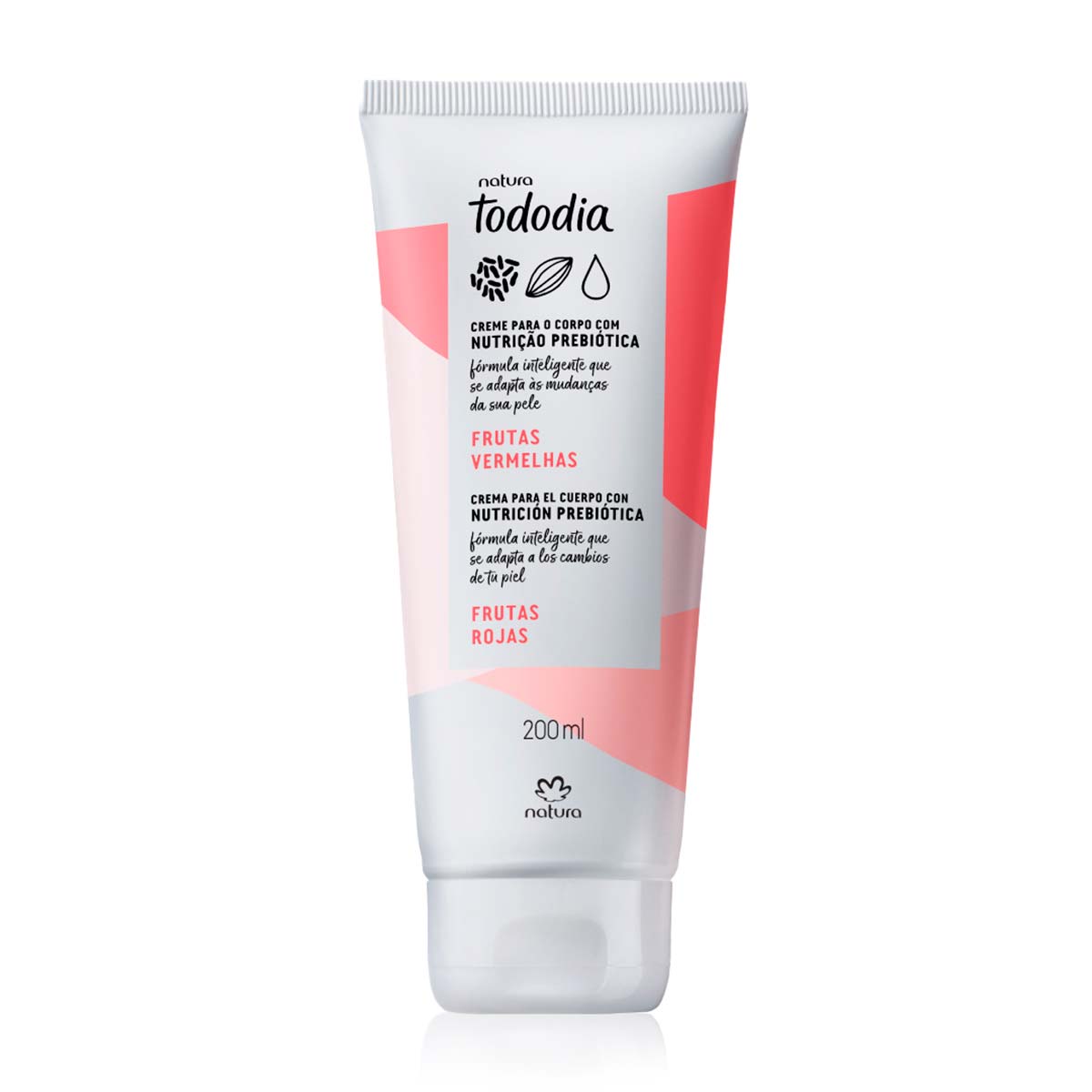Crema nutritiva para el cuerpo frutas rojas 200 ml Tododia