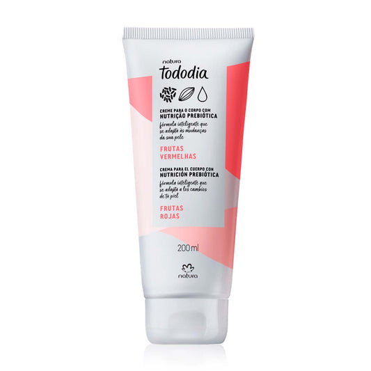 Crema nutritiva para el cuerpo frutas rojas 200 ml Tododia