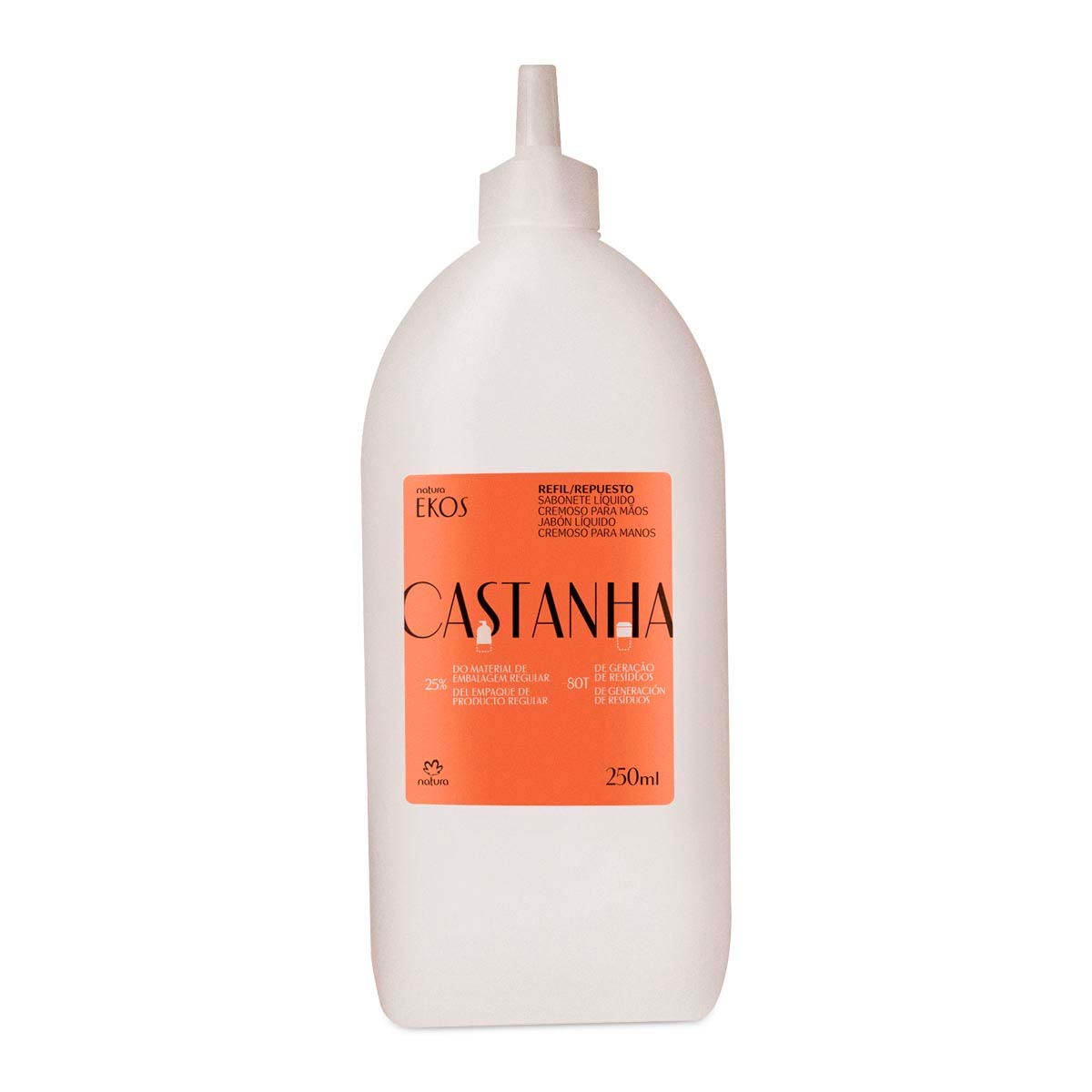 Jabón líquido para manos Repuesto castaña 250 ml Ekos