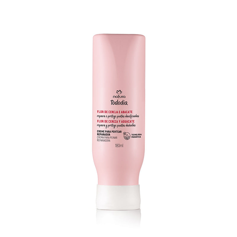 Tododia Crema para peinar reparadora Flor de Cereza y Aguacate 180 ml