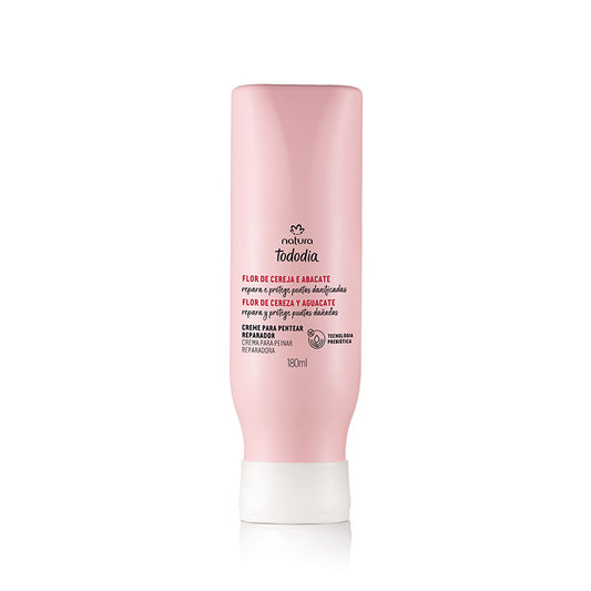 Tododia Crema para peinar reparadora Flor de Cereza y Aguacate 180 ml